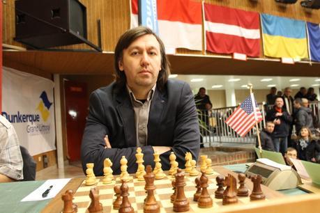 Le grand-maître d'échecs américain Gata Kamsky lors de la première ronde de l'Open de Cappelle 2016 - Photo © Chess & Strategy