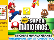 Stickers géants Super Mario Bros. nouveau Stock