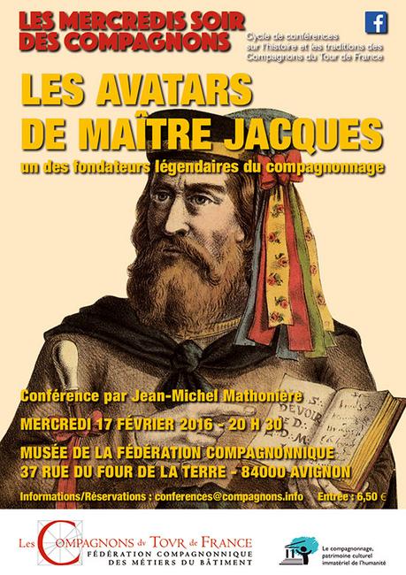 Avignon : conférence sur Maître Jacques le 17 février.