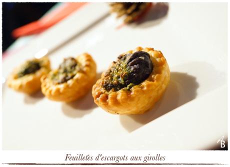 Feuilletés d'escargots aux girolles 1