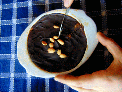 Ramequins au beurre d'arachides et chocolat