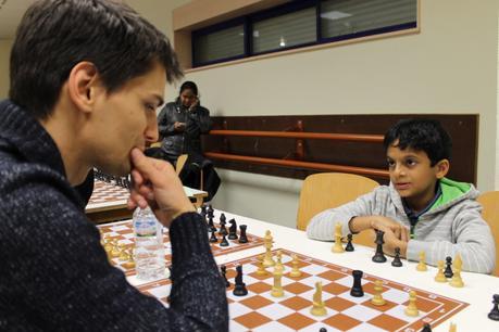 Sarin Nihal et Anthony Wirig à l'Open de Cappelle 2016 à l'Open de Cappelle 2016 - Photo © Chess & Strategy