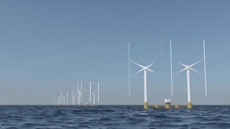 Nenuphar a mis au point la toute première éolienne offshore flottante contrarotative à axe vertical au monde. Crédits photo: Nenuphar