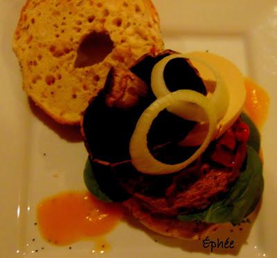 Hamburger et garnitures