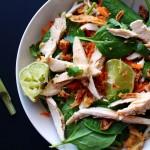 Salade façon thaïe au poulet