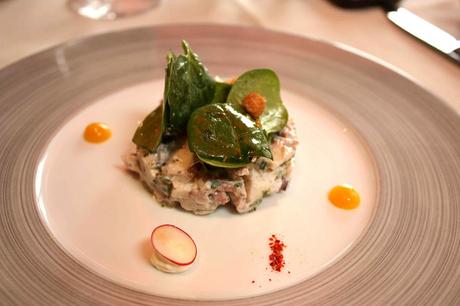 Poulpe confit, condiment du terroir au fromagfe blanc… © P.Faus  - copie