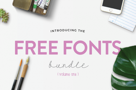 L’offre à saisir : FREE Fonts Bundle chez Hungry JPEG