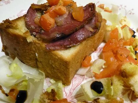 crostino coppa et chèvre