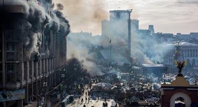 Ukraine : Manifestation antigouvernementale à Kiev