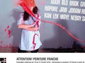 Attention, peinture fraîche avec galerie