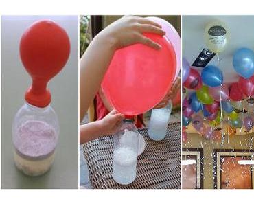 Astuce pour gonfler des ballons flottants sans hélium. Incroyable!