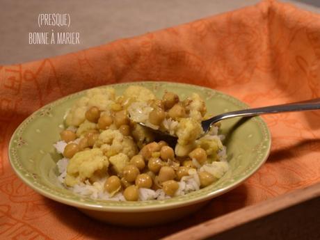 Gobi chana masala {chou-fleur et pois chiches à l’indienne} Gobi chana masala {chou-fleur et pois chiches à l’indienne}