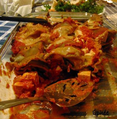 Lasagne tofu épinards Lasagne tofu épinards