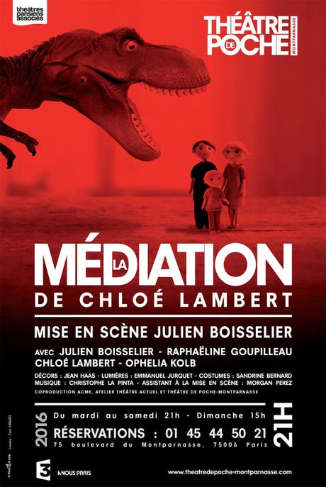 Théâtre de Poche Montparnasse - affiche la médiation