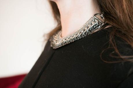 collier chaines argent