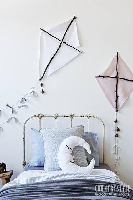 DIY / Des cerfs volants pour une chambre d'enfant /
