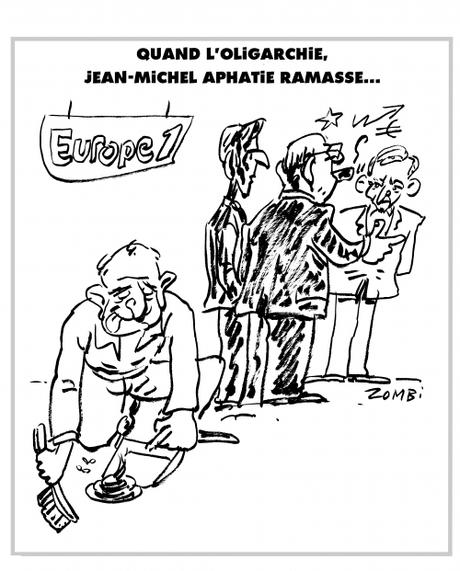 webzine,bd,zombi,zébra,gratuit,fanzine,bande-dessinée,caricature,jean-michel aphatie,europe 1,françois ruffin,oligarchie,lagardère,dessin,presse,satirique,editorial cartoon,zombi