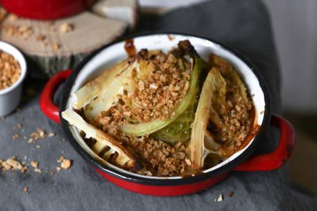 Gratin de chou vert béchamel vegan