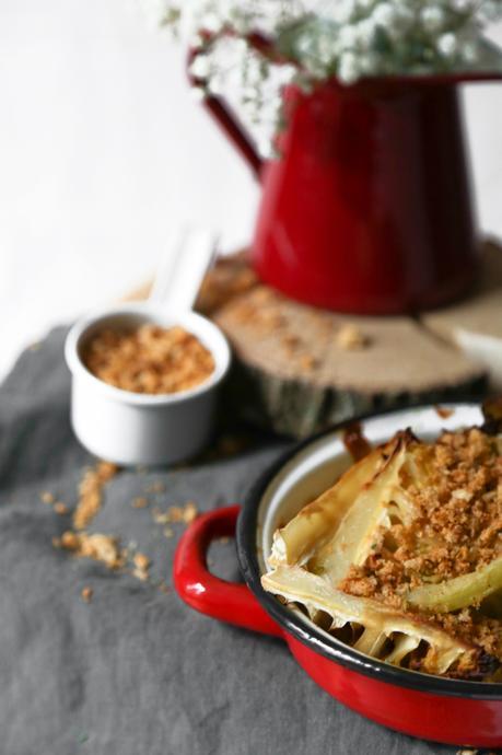 Gratin de chou vert béchamel vegan