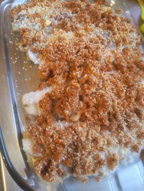 Filet de cabillaud crumble de chorizo