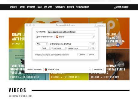 BrowserHub: changez facilement votre navigateur web BrowserHub: changez facilement votre navigateur web
