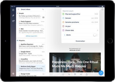 Le client email Spark de Readdle arrive sur iPad Pro Le client email Spark de Readdle arrive sur iPad Pro