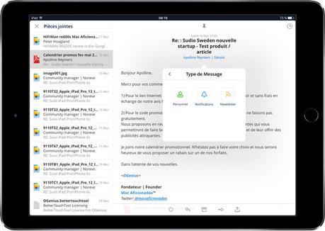 Le client email Spark de Readdle arrive sur iPad Pro Le client email Spark de Readdle arrive sur iPad Pro
