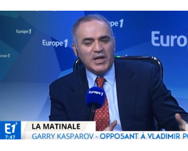 Garry Kasparov veut mettre Vladimir Poutine en échec