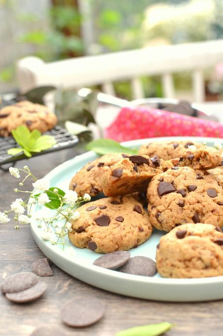 Cookies aux pépites de chocolat [ Recette de base ]