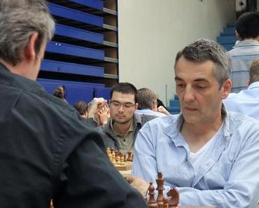 Le grand-maître d'échecs Olivier Renet au Grand Palais