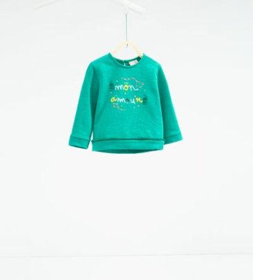 sweat vert 14,95€