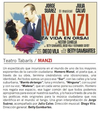 Hommage à Manzi et à ses amis sur la scène du Tabarís [à l'affiche]