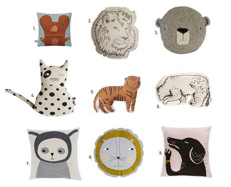 Kids Animal Pillows