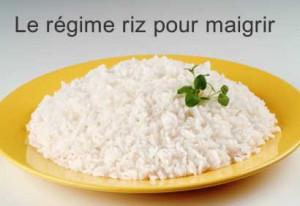 le regime riz