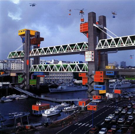 Plug-in city (2000) Brest Alain Bublex