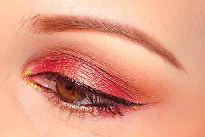 Cuivré ardent pour le Monday Shadow Challenge