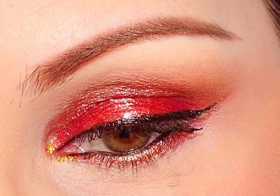 Cuivré ardent pour le Monday Shadow Challenge