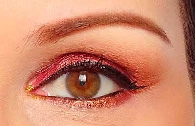 Cuivré ardent pour le Monday Shadow Challenge