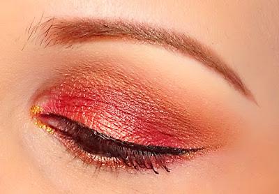 Cuivré ardent pour le Monday Shadow Challenge