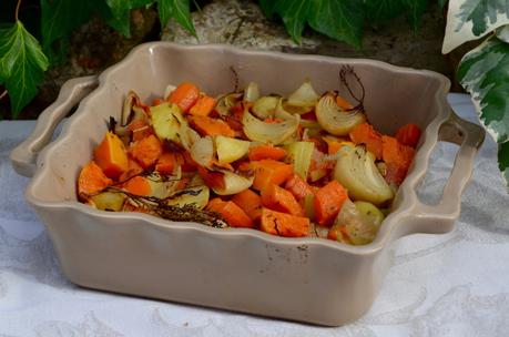 Légumes d'hiver rôtis au four