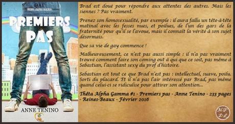 Thêta Alpha Gamma #1 – Premiers Pas – Anne Tenino