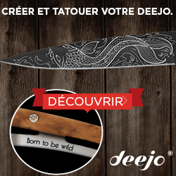 Deejo - couteau personnalisable Français!! { Concours Inside }