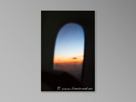 Lever de soleil en avion