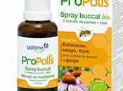 Spray buccal propolis Ladrôme douceur soin pour gorge.