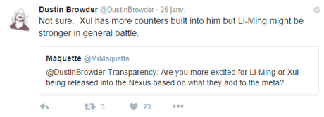 Actu Blizzard – Xul le nécromancien ! Tweet dustin browder