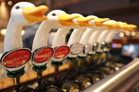 Les bières Goose Island à la Cage