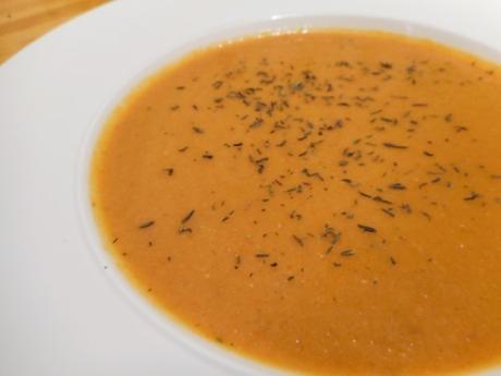 recette soupe de carottes au thym