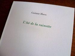 Corinne Hoex,  L’Été de la rainette  par Philippe Leuckx