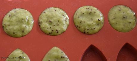 Mini cheesecake coeur de kiwi