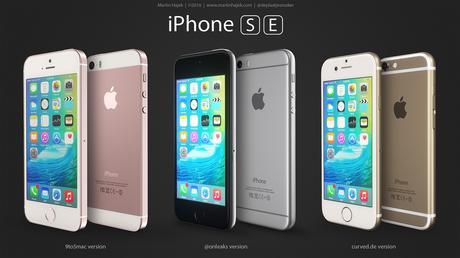 Plusieurs visuels de l'iPhone SE